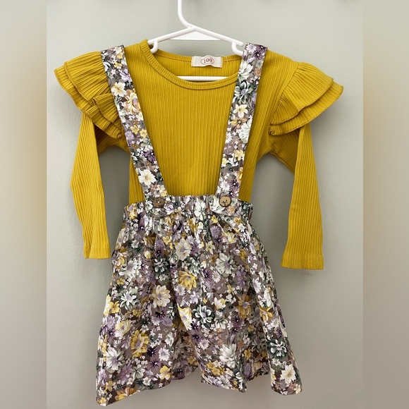 Long sleeves with dress tutu set for toddler - Picture 7 of 8